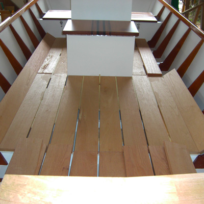 JK Wood Studio | Wooden Boats | Lake Skiff - Floorboards